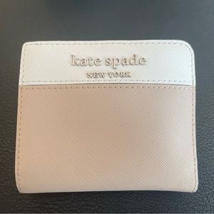 Kate Spade ♠️ Color Block Wallet| Light Pink & Ivory| Perfect Condition